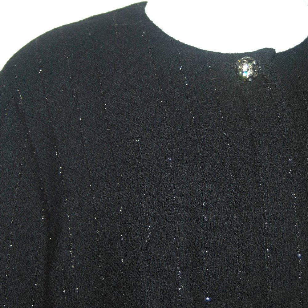 Jo Batrice Originals Women's Black Suit Size 20W - Picture 4 of 8